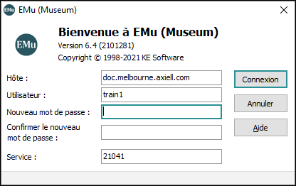 Mise à jour du mot de passe